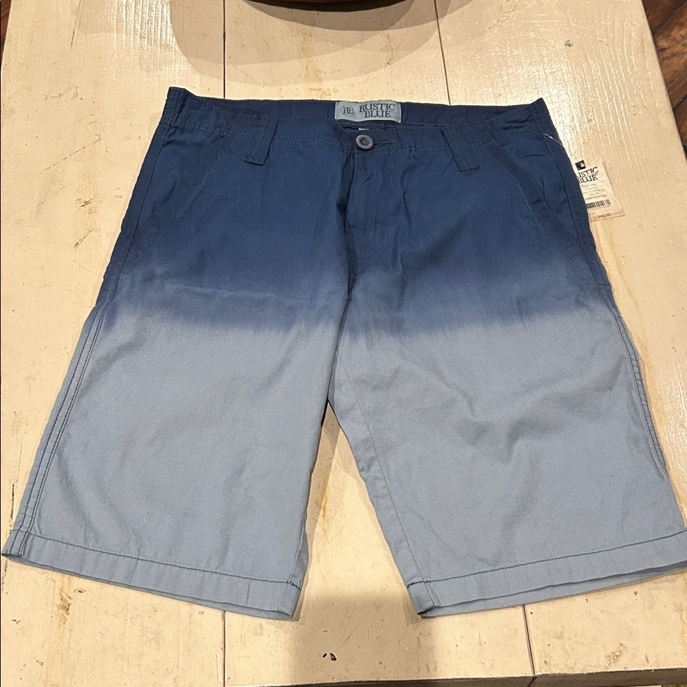 Rustic Blue Blue Ombre Men's Shorts